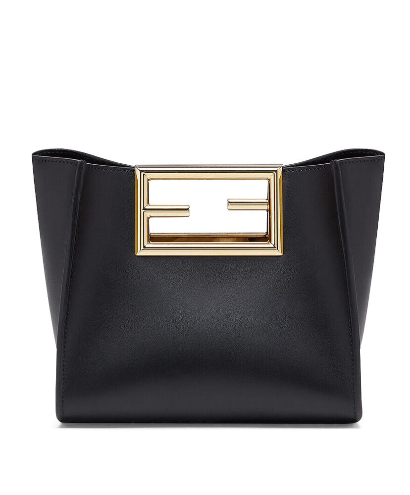 Fendi Way Small Leather Bag 8BS054 Black